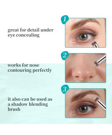 Bethy Beauty Concealer Brush | Perfect Under Eye Nose Contouring & Eyeshadow Application | Shop Internationally - Buy Online on GoSupps.com