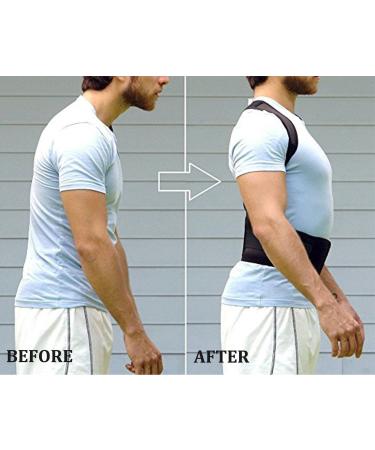 Magnetic Back Support Posture Corrector 10 Magnets Adjustable Straps Breathable Mesh Enhance Comfort & Alignment - Buy Online on GoSupps.com