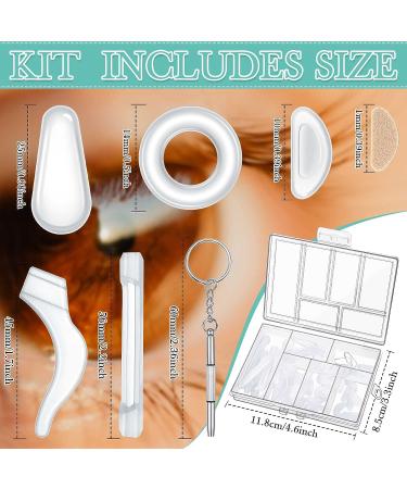 50 Pcs Eyeglasses Retainers Set with Nose Pads, Ear Grips, Hooks, and Temple Tips for Repair - Transparent - Buy Online on GoSupps.com