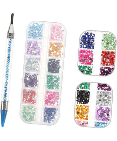 POPETPOP 1 Set flatback colorful rhinestones blue rhinestones nail gems for acrylic nails rhinestones for nails rhinestone picker dotting pen nail rhinestone kit round nail Multifunction 16x1cm Blue - Buy Online on GoSupps.com