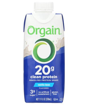 Orgain Whey Protein Shake Vanilla Bean 11 oz Vanilla 11 Fl Oz (Pack of 1)