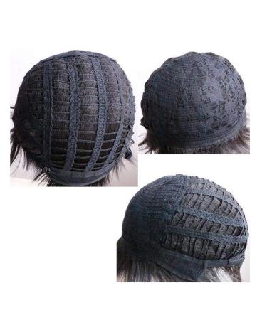 Short Curly Ombre Blonde Women's Wigs | Fluffy Wave Synthetic Hair | High Temperature Fiber with Cap - Brown - Buy Online on GoSupps.com