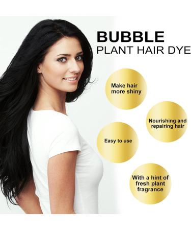 Pure Plant Extract for Gray Hair Natural Black Hair Dye Natural Black Hair Dye Safe - Buy Online on GoSupps.com