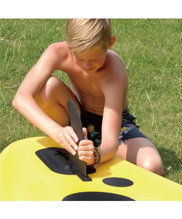 Detachable Center Fin Kayak Rudder Kit | Black Tracking Fin for Inflatable Canoe, Stand Up Paddle & Surfboards - Buy Online on GoSupps.com