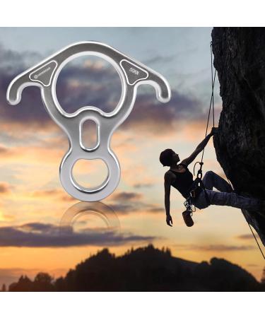 Newdoar 50kN Rigging Plate & Figure 8 Descender - Aluminum Climbing Equipment for Rescue & Abseiling | 4 Color Options - Buy Online on GoSupps.com