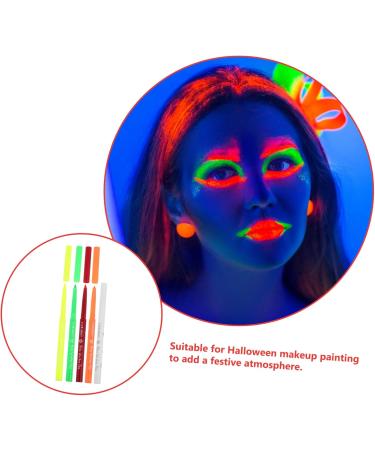 VINTORKY 5pcs Halloween Paint Pen Eyeliner Pen Fluorescence Eyeliner Make up Highlighter Eye Liner Plastic - Buy Online on GoSupps.com