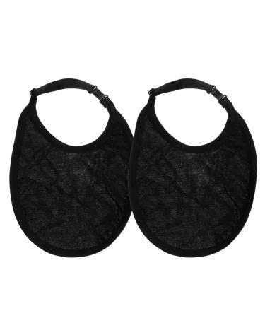 Milist neck trachea cover breathable stoma protection cotton dustproof for tracheostomy laryngectomy incision (black)