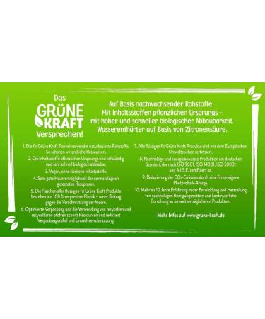 Fit Dishes Liquid (12 x 500ml) - Biodegradable & Sustainable Vegan Detergent | Eco-Friendly Cleaning Power - Buy Online on GoSupps.com