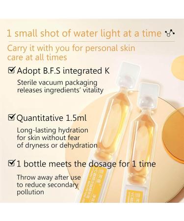Vitamin C Serum for Face Hydrate and Firm Skin Moisturizing Vitamin E Smoothing Dry/Sensitive Skin Dull and Dry Skin Face Serum for Women 25 Ampoules - Buy Online on GoSupps.com