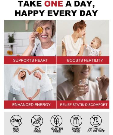 DRFOSTER Coq10 400mg Softgels Ubiquinol - Co Q 10 Supplement Coenzyme q10 Cq10 400mg Plus Vitamin E PQQ Black Pepper for Heart Health 120 Counts 120 Count (Pack of 1) - Buy Online on GoSupps.com