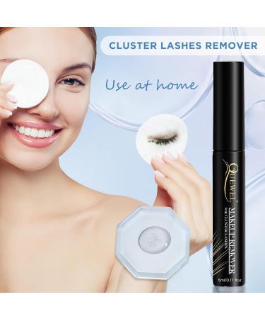 Cluster Lashes Individual Eyelashes Remover QUEWEL Cluster Eyelash Extension Glue Removal for Sensitive Skin Gently Removing Lash Clusters Glue Clear 5ml For Personal Use At Home 1 count (Pack of 1) cluster-remover - Buy Online on GoSupps.com
