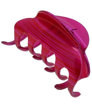 Camila Paris CP3218 French Hair Clip for Women for Thick Volume Hair  Large Fushia  Girls Hair Claw Clips Jaw Fashion Styling Hair Accessories for Women  Strong Hold No Slip Grip  Made in France