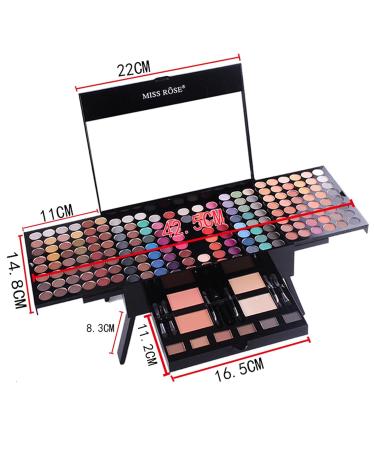 CHSEEO Makeup Gift Set | Complete Cosmetic Makeup Palettes & Case for Face Eyes and Lips - Perfect for International Shipping - Buy Online on GoSupps.com