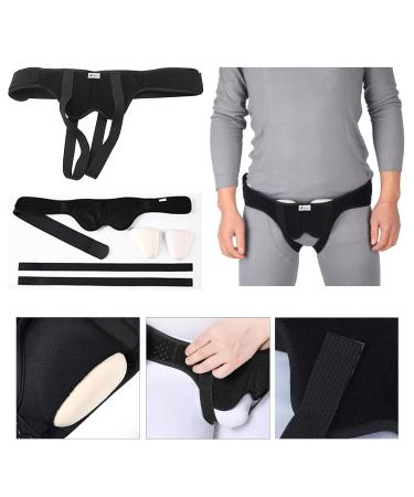 Hernia Belt for Men - Adjustable Inguinal Support Truss Brace | Breathable Groin Hernia Relief | Small Size with Support Pads - Buy Online on GoSupps.com