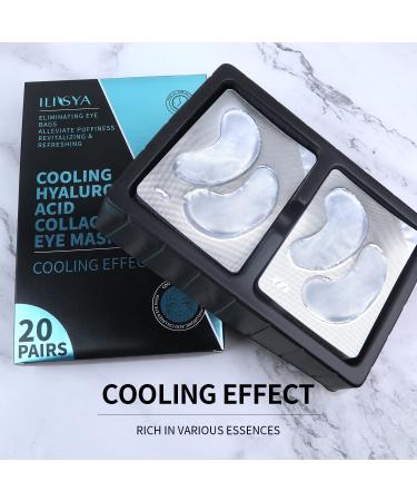 Shop Hyaluronic Acid Collagen Eye Masks | Anti-Aging Dark Circles & Fine Lines | 20 Pairs for Swollen Eyes - Buy Online on GoSupps.com