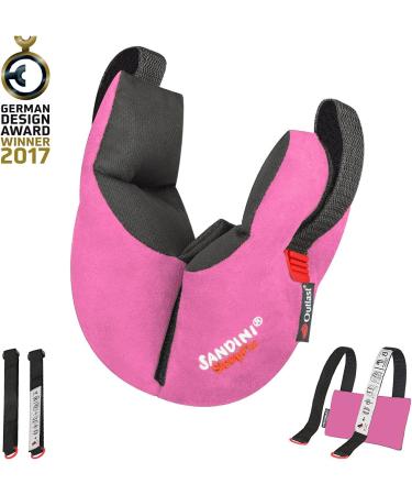 SANDINI SleepFix Kids Outlast Child Neck Pillow - Pink | Supportive Cushion for Car, Bike, Travel | Temperature Regulation | Prevents Head Tilting - Buy Online on GoSupps.com