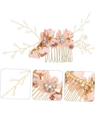 Healeved Flower Hair Comb Decorative Hair Comb for Women Hair Comb for Wedding Side Hair Comb Hair Accessories for Women Hair Comb for Women Accessories Wedding Hair Clip Wedding Hair Comb - Buy Online on GoSupps.com
