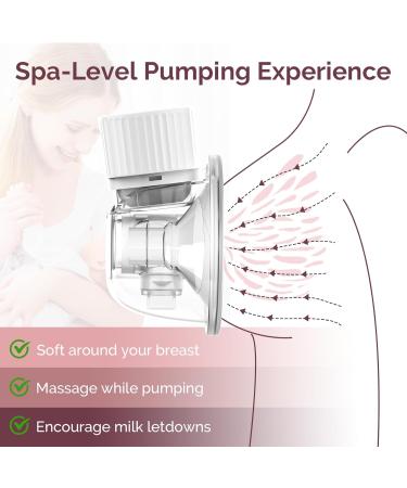 Semai 13mm Flange Inserts for Medela/Momcozy/Spectra/Elvie Breast Pumps - Pack of 4, Reduce 24mm Nipple Tunnel Size - Buy Online on GoSupps.com