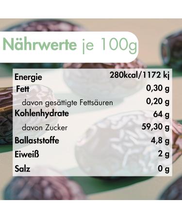  1001 Frucht 1001 Frucht New Harvest Organic Medjool Dates 1kg Extra Large and Juicy Medjoul Dates Untreated & No Additives Freshly Packaged Goods Every Day! Handmade - Buy Online on GoSupps.com