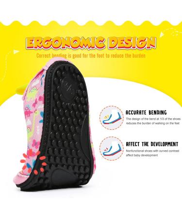 Yorgou Baby Beach Shoes - Quick-Drying Dinosaur Pink Aqua Shoes for Kids | Slipproof Water Shoes for Beach & Pool - Buy Online on GoSupps.com