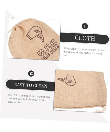 TOVINANNA 2pcs Portable Drawstring Bag Portable Hair Dryer Bags Blow Dryer Retractable Cord Travel Bag Cloth - Buy Online on GoSupps.com