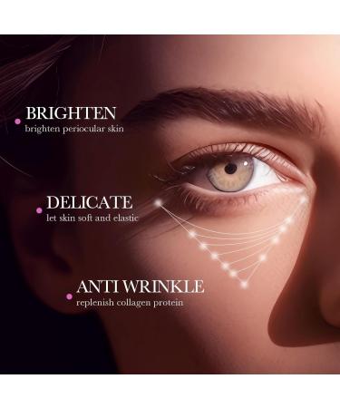 Redcool Eye Cream for Dark Circles and Puffiness - Anti Aging Eye Cream for Wrinkles and Fine Lines Hydrating Under Eye Cream with Snail Secretion Filtrate & Hydrolyzed Collagen 0.7oz - Buy Online on GoSupps.com