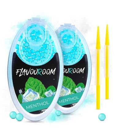 Flavoroom - Premium Menthol capsules 200 Set |DIY menthol filter for unforgettable flavor tasteincluding box for storing the aromatic click sleeves balls - Buy Online on GoSupps.com