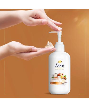 Dove Advanced Care Hand Sanitizer 8 oz Pack of 4 Shea Butter & Warm Vanilla | 99.99% Effective Against Germs | Soft, Smooth Skin - Buy Online on GoSupps.com
