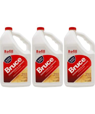 Bruce Hardwood and Laminate Floor Cleaner for All No-Wax Urethane Finished Floors Refill 64oz - Pack of 3 - Buy Online on GoSupps.com