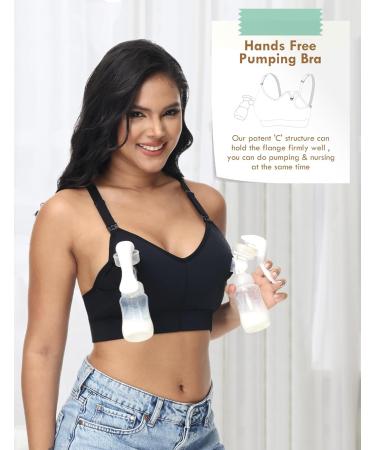 HOFISH Women's Pumping Sports Bra | Medium Support Racerback | Seamless High Impact Yoga | Black/Deep Blue - Size S - Buy Online on GoSupps.com