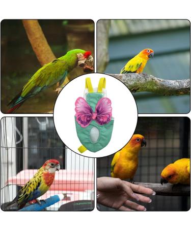 Bird Leash Fashion Soft Bird Diapers Flight Suite Pigeon Pants for Small Medium Birds Parakeets Parrot Cockatiel Bird Diapers for Parrots Bird Clothes Frifer - Buy Online on GoSupps.com