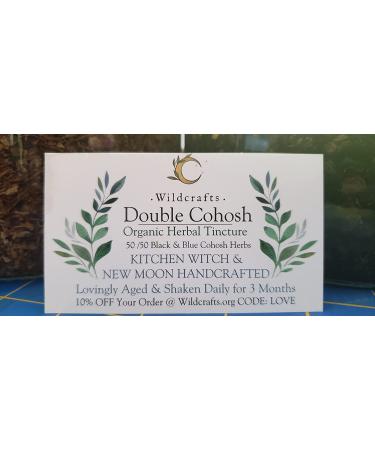 Organic Black Cohosh & Blue Cohosh Herbal Tincture | Handcrafted by Traditional Herbalists - Buy Online on GoSupps.com