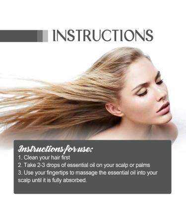 Hair Growth Serum Anti Hair Loss Hair Serum Rosemary Essential Oil With Ginseng And Castor Oil Extracts Repairs Hair Follicles Stronger Hair Hair Growth Oil for Women & Men 35ml - Buy Online on GoSupps.com