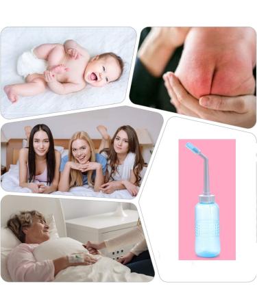 Portable Bidet Bottle for Personal Cleansing - Hemorrhoids, Pregnancy, Bladder Care | Blue Sitz Bath Sprayer - Buy Online on GoSupps.com
