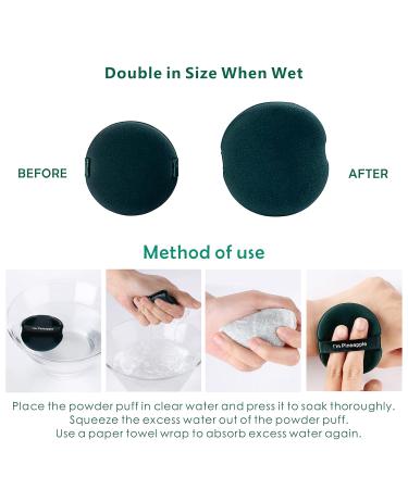 Buy 3-Piece Air Cushion Makeup Puff Set - Precision No Waste Applicator for Perfect Fit - Pineapple Design for Flawless Finish - International Shipping Available - Buy Online on GoSupps.com