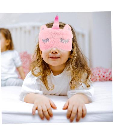 Masque De Sommeil En Peluche Motif Licorne Rose Bandeau De Nuit lastique Et L ger Couvre-yeux Confortable Sans Pression Pour Dormir Voyager Sieste Gar on Et Filles - Buy Online on GoSupps.com