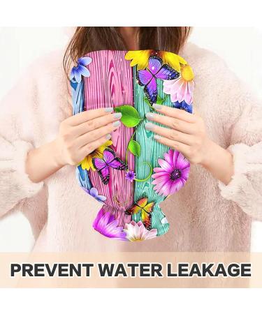 Shop Naanle Rainbow Wood Butterfly Sunflower Hot Water Bottle - 1L Handfoots Heating Bag for Pain Relief & Cold Therapy - International Shipping - Buy Online on GoSupps.com