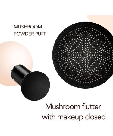 Air Cushion CC Cream Foundation | Mushroom Head CC Cream Foundation | CC Cream Primer Makeup Concealer Moisturizing Beauty CC Cream for Women Girls Ladies Uwariloy Natural Color - Buy Online on GoSupps.com