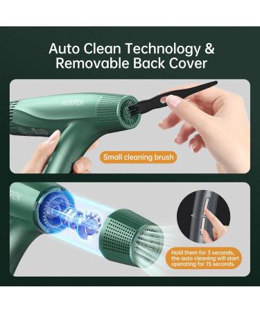 Professional High-Speed Hair Dryer - 110 000 RPM Ionic Blow Dryer 12 Modes Intelligent Temperature Control Foldable & Quiet - Ideal for Travel & Salon Use - Buy Online on GoSupps.com