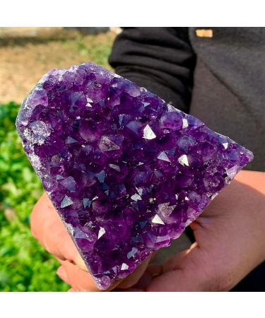 Natural Crystal Rough Amethyst Rough Stone 200-1200g Natural Amethyst cave Quartz Cluster Crystal (Size : 600-700g) - Buy Online on GoSupps.com