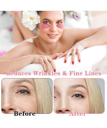 Silicone Under Eye Patches - Reusable Eye Masks for Puffy Eyes | 4 Pairs with Metal Applicator for Lifting & Fine Line Reduction - Buy Online on GoSupps.com