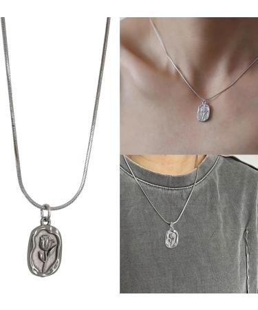 Oralgo Irregular Vintage Necklace for Women | Luxurious Collarbone Chain | Perfect for Parties Weddings & Valentine's Day - Buy Online on GoSupps.com