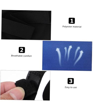 Mobestech 15 Pcs 3D Sleep Mask - Comfortable Polyester Eye Masks for Travel - Assorted Colors - Perfect for Airplane Sleep - Buy Online on GoSupps.com
