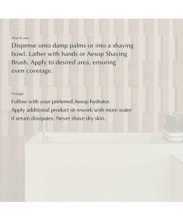 Aesop Moroccan Neroli Shaving Serum - 60mL/2oz Razor Bump Treatment | For All Skin Types | Paraben-Free, Cruelty-Free & Vegan | Razor Bumps Treatment for Women & Men - Buy Online on GoSupps.com