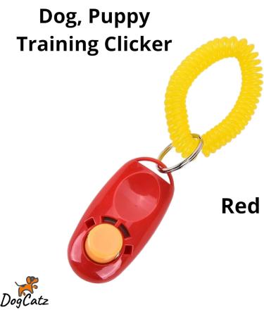 Puppy Clicker for Obedience Training | Train Pets Puppies Cats & Dogs - Red - Buy Online on GoSupps.com