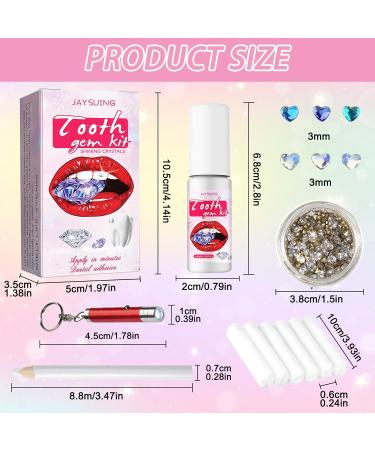 Shop IJHYGD Tooth Jewelry Set - Premium Tooth Gems Kit with Glue | Perfect Tartar Jewelry for Stunning Smiles - Buy Online on GoSupps.com