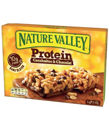 Nature Valley Protein Cereal Bars, Peanuts & Chocolate, 4 Units