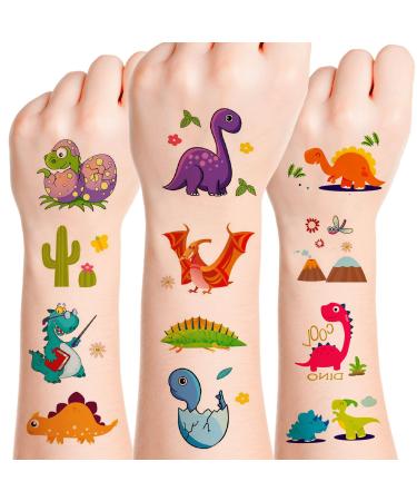 40 Sheets Temporary Tattoo for Kids Kids Party Supplies Gifts for Children Colorful cute fake tattoos for boys and girls  waterproof  last long non-toxic and easy to remove.