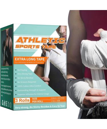 Adhesive Elastic Tape | Kinesiology Tapes 1.5inchx45ft Elastic Athletic Strong Support Sports Recovery for Hurt Relief Prevention Injury Care Deyao - Buy Online on GoSupps.com
