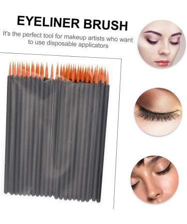 HAPINARY 300 Pcs Disposable Eyeliner Brush Cosmetic Tools Eyeliner Makeup Brush Lip Gloss Applicator - Buy Online on GoSupps.com